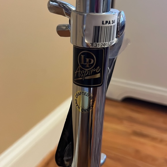 Latin Percussion Aspire Bongo Set Havana Café with LP Bongo Stand - Like New! - Picture 3 of 3